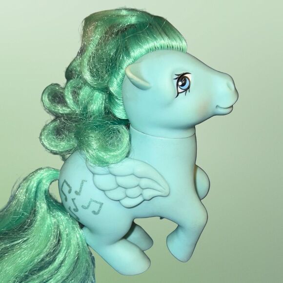 Vintage G1 Hasbro My Little Pony 1983 Pegasus Pony Medley Music MLP A23 - Picture 3 of 8